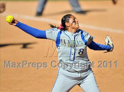 Thumbnail 2 in La Mirada vs. Camarillo (CIF SS D2 Final) photogallery.