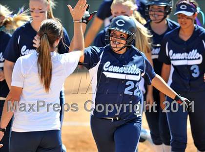 Thumbnail 2 in La Mirada vs. Camarillo (CIF SS D2 Final) photogallery.