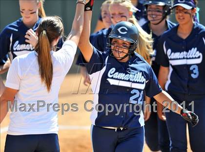 Thumbnail 3 in La Mirada vs. Camarillo (CIF SS D2 Final) photogallery.
