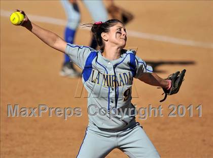 Thumbnail 2 in La Mirada vs. Camarillo (CIF SS D2 Final) photogallery.