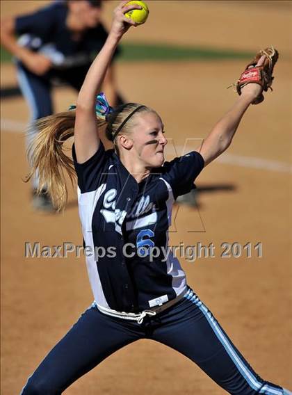 Thumbnail 2 in La Mirada vs. Camarillo (CIF SS D2 Final) photogallery.