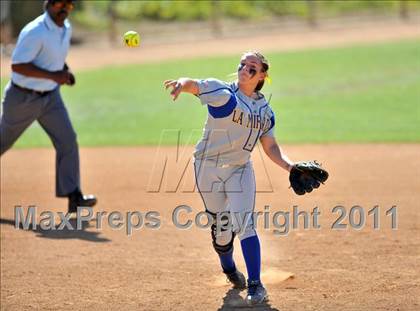 Thumbnail 1 in La Mirada vs. Camarillo (CIF SS D2 Final) photogallery.