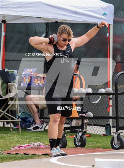 Thumbnail 3 in CHSAA Track & Field 4A Championships (Boys Shot Put) photogallery.