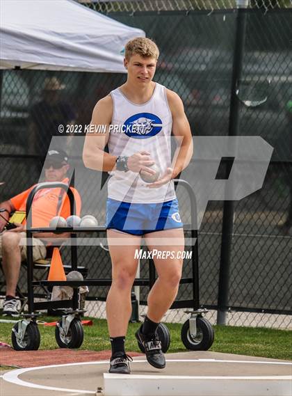 Thumbnail 3 in CHSAA Track & Field 4A Championships (Boys Shot Put) photogallery.