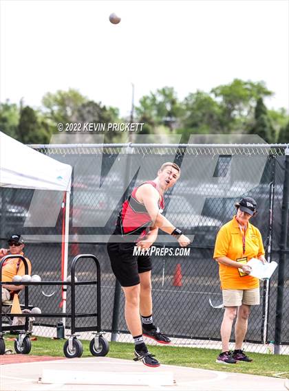 Thumbnail 3 in CHSAA Track & Field 4A Championships (Boys Shot Put) photogallery.