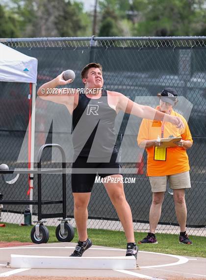 Thumbnail 3 in CHSAA Track & Field 4A Championships (Boys Shot Put) photogallery.