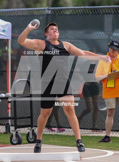 Thumbnail 2 in CHSAA Track & Field 4A Championships (Boys Shot Put) photogallery.