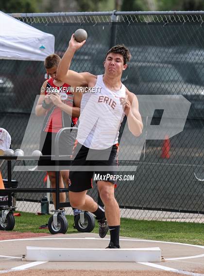 Thumbnail 1 in CHSAA Track & Field 4A Championships (Boys Shot Put) photogallery.