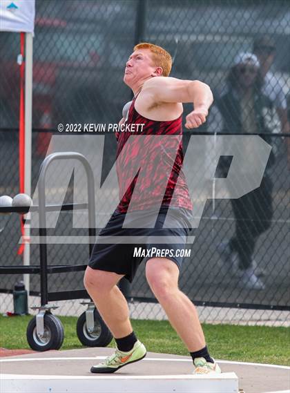 Thumbnail 1 in CHSAA Track & Field 4A Championships (Boys Shot Put) photogallery.