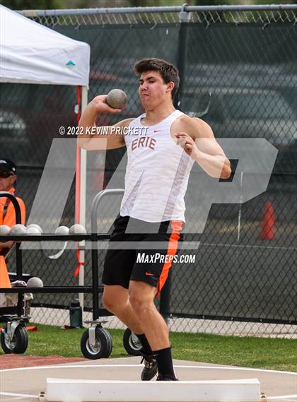 Thumbnail 3 in CHSAA Track & Field 4A Championships (Boys Shot Put) photogallery.