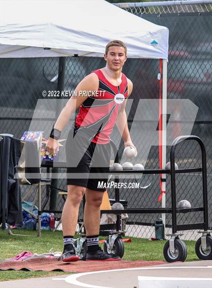 Thumbnail 1 in CHSAA Track & Field 4A Championships (Boys Shot Put) photogallery.