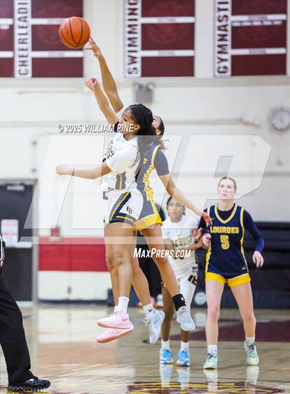 Thumbnail 2 in Our Lady of Lourdes vs Pine Bush (Coaches vs Cancer Tournament) photogallery.
