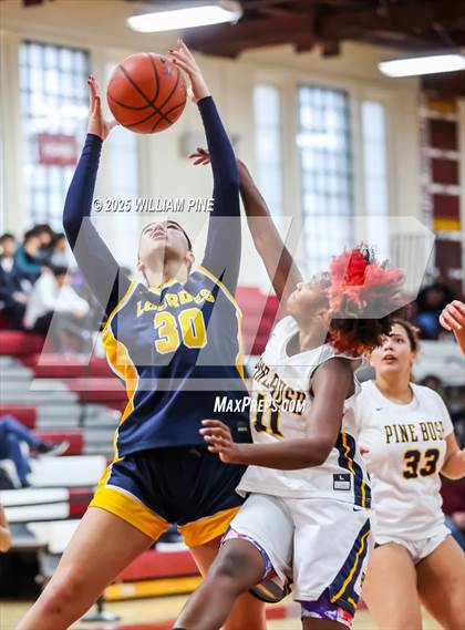 Thumbnail 2 in Our Lady of Lourdes vs Pine Bush (Coaches vs Cancer Tournament) photogallery.