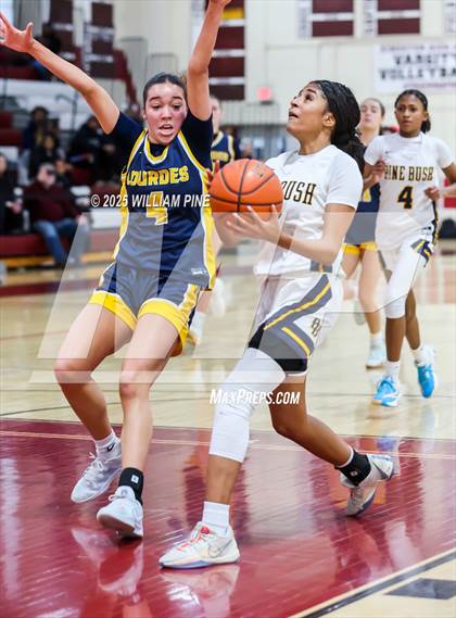 Thumbnail 2 in Our Lady of Lourdes vs Pine Bush (Coaches vs Cancer Tournament) photogallery.
