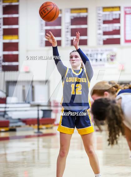 Thumbnail 2 in Our Lady of Lourdes vs Pine Bush (Coaches vs Cancer Tournament) photogallery.