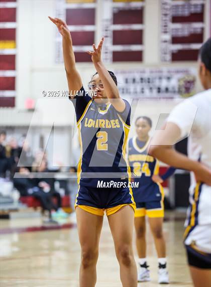 Thumbnail 2 in Our Lady of Lourdes vs Pine Bush (Coaches vs Cancer Tournament) photogallery.