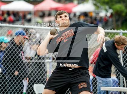 Thumbnail 3 in CIF NCS Track & Field Meet of Champions (Boys Shot Put) photogallery.