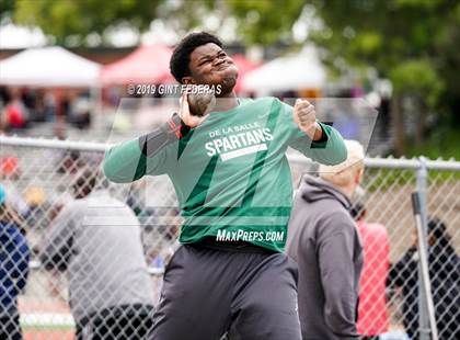 Thumbnail 3 in CIF NCS Track & Field Meet of Champions (Boys Shot Put) photogallery.