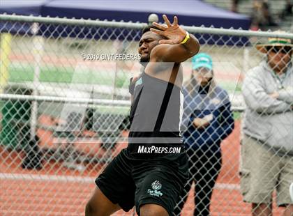 Thumbnail 2 in CIF NCS Track & Field Meet of Champions (Boys Shot Put) photogallery.