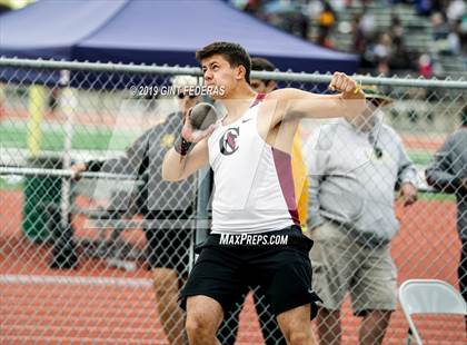 Thumbnail 3 in CIF NCS Track & Field Meet of Champions (Boys Shot Put) photogallery.