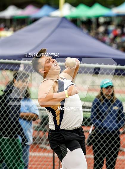 Thumbnail 3 in CIF NCS Track & Field Meet of Champions (Boys Shot Put) photogallery.