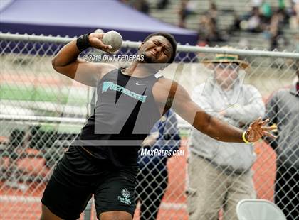 Thumbnail 3 in CIF NCS Track & Field Meet of Champions (Boys Shot Put) photogallery.
