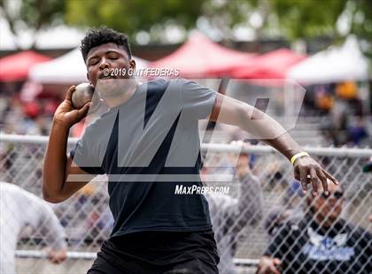Thumbnail 2 in CIF NCS Track & Field Meet of Champions (Boys Shot Put) photogallery.