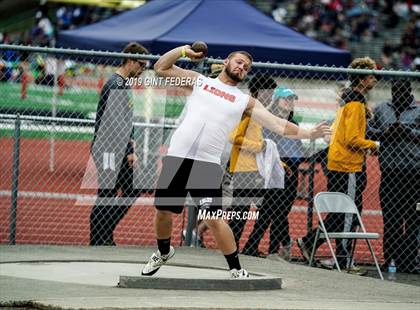 Thumbnail 2 in CIF NCS Track & Field Meet of Champions (Boys Shot Put) photogallery.