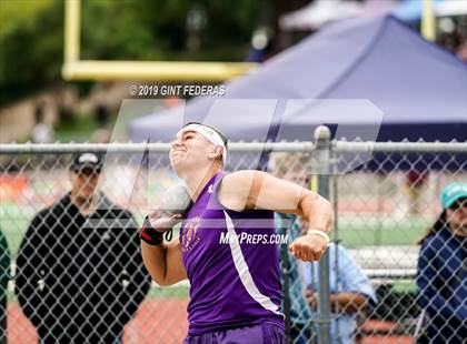 Thumbnail 3 in CIF NCS Track & Field Meet of Champions (Boys Shot Put) photogallery.
