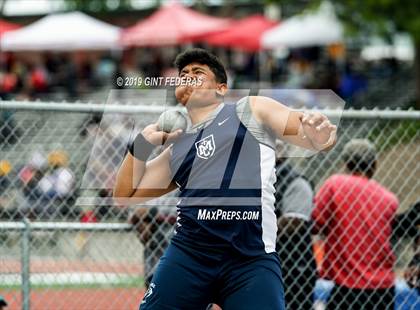 Thumbnail 2 in CIF NCS Track & Field Meet of Champions (Boys Shot Put) photogallery.