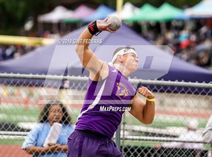 Thumbnail 2 in CIF NCS Track & Field Meet of Champions (Boys Shot Put) photogallery.