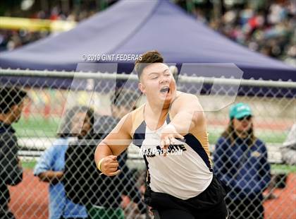 Thumbnail 2 in CIF NCS Track & Field Meet of Champions (Boys Shot Put) photogallery.