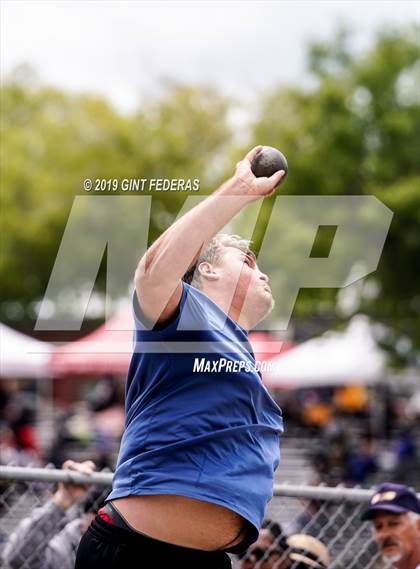 Thumbnail 3 in CIF NCS Track & Field Meet of Champions (Boys Shot Put) photogallery.