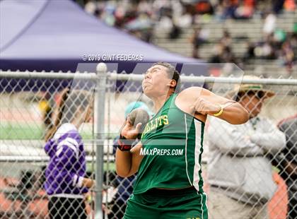 Thumbnail 2 in CIF NCS Track & Field Meet of Champions (Boys Shot Put) photogallery.