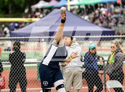 Thumbnail 3 in CIF NCS Track & Field Meet of Champions (Boys Shot Put) photogallery.