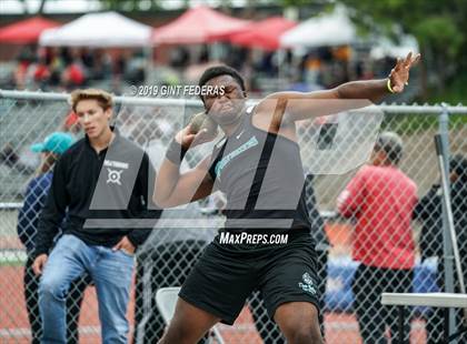 Thumbnail 3 in CIF NCS Track & Field Meet of Champions (Boys Shot Put) photogallery.