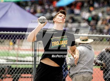 Thumbnail 1 in CIF NCS Track & Field Meet of Champions (Boys Shot Put) photogallery.