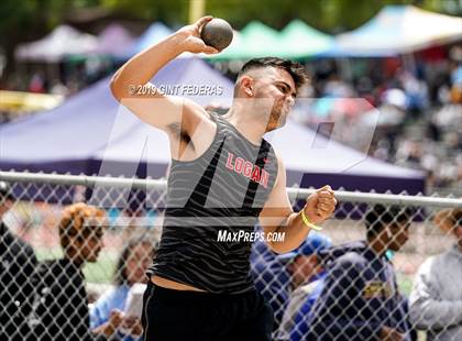 Thumbnail 3 in CIF NCS Track & Field Meet of Champions (Boys Shot Put) photogallery.