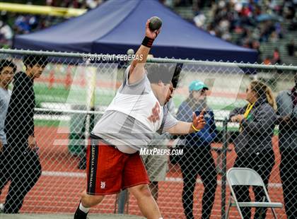 Thumbnail 3 in CIF NCS Track & Field Meet of Champions (Boys Shot Put) photogallery.