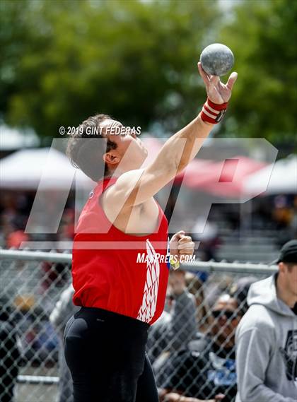 Thumbnail 1 in CIF NCS Track & Field Meet of Champions (Boys Shot Put) photogallery.