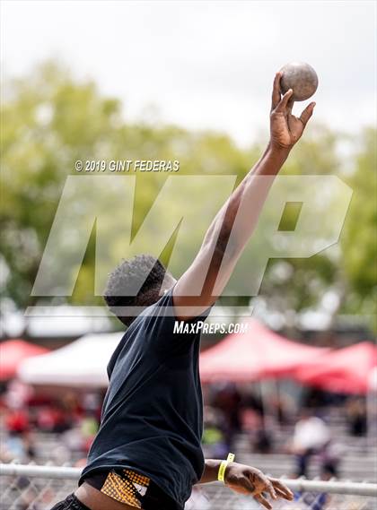 Thumbnail 3 in CIF NCS Track & Field Meet of Champions (Boys Shot Put) photogallery.