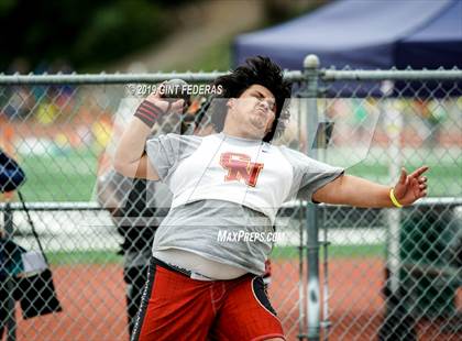Thumbnail 2 in CIF NCS Track & Field Meet of Champions (Boys Shot Put) photogallery.