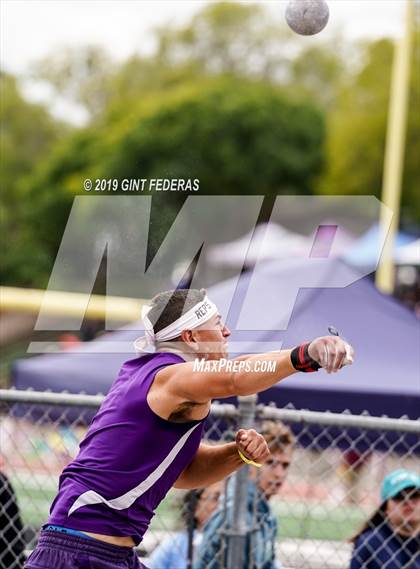 Thumbnail 2 in CIF NCS Track & Field Meet of Champions (Boys Shot Put) photogallery.