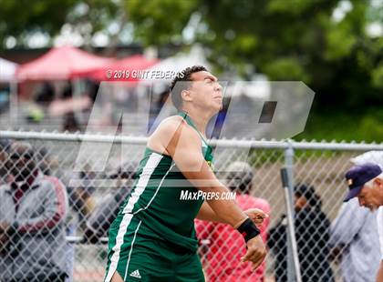 Thumbnail 3 in CIF NCS Track & Field Meet of Champions (Boys Shot Put) photogallery.