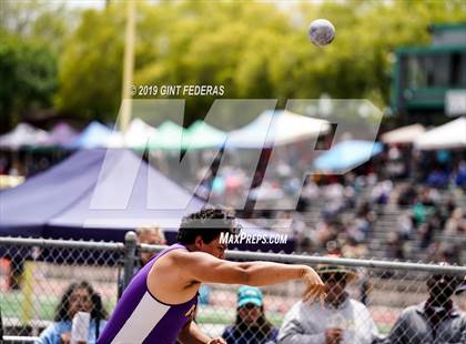 Thumbnail 2 in CIF NCS Track & Field Meet of Champions (Boys Shot Put) photogallery.