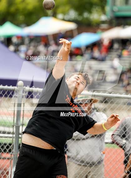 Thumbnail 1 in CIF NCS Track & Field Meet of Champions (Boys Shot Put) photogallery.