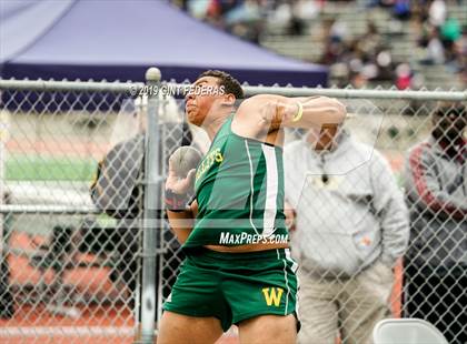 Thumbnail 1 in CIF NCS Track & Field Meet of Champions (Boys Shot Put) photogallery.