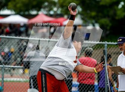 Thumbnail 2 in CIF NCS Track & Field Meet of Champions (Boys Shot Put) photogallery.
