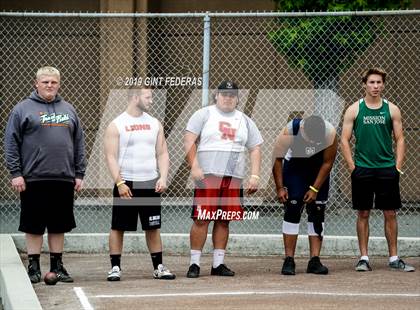 Thumbnail 3 in CIF NCS Track & Field Meet of Champions (Boys Shot Put) photogallery.
