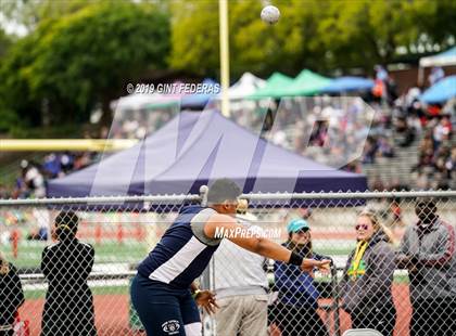 Thumbnail 1 in CIF NCS Track & Field Meet of Champions (Boys Shot Put) photogallery.